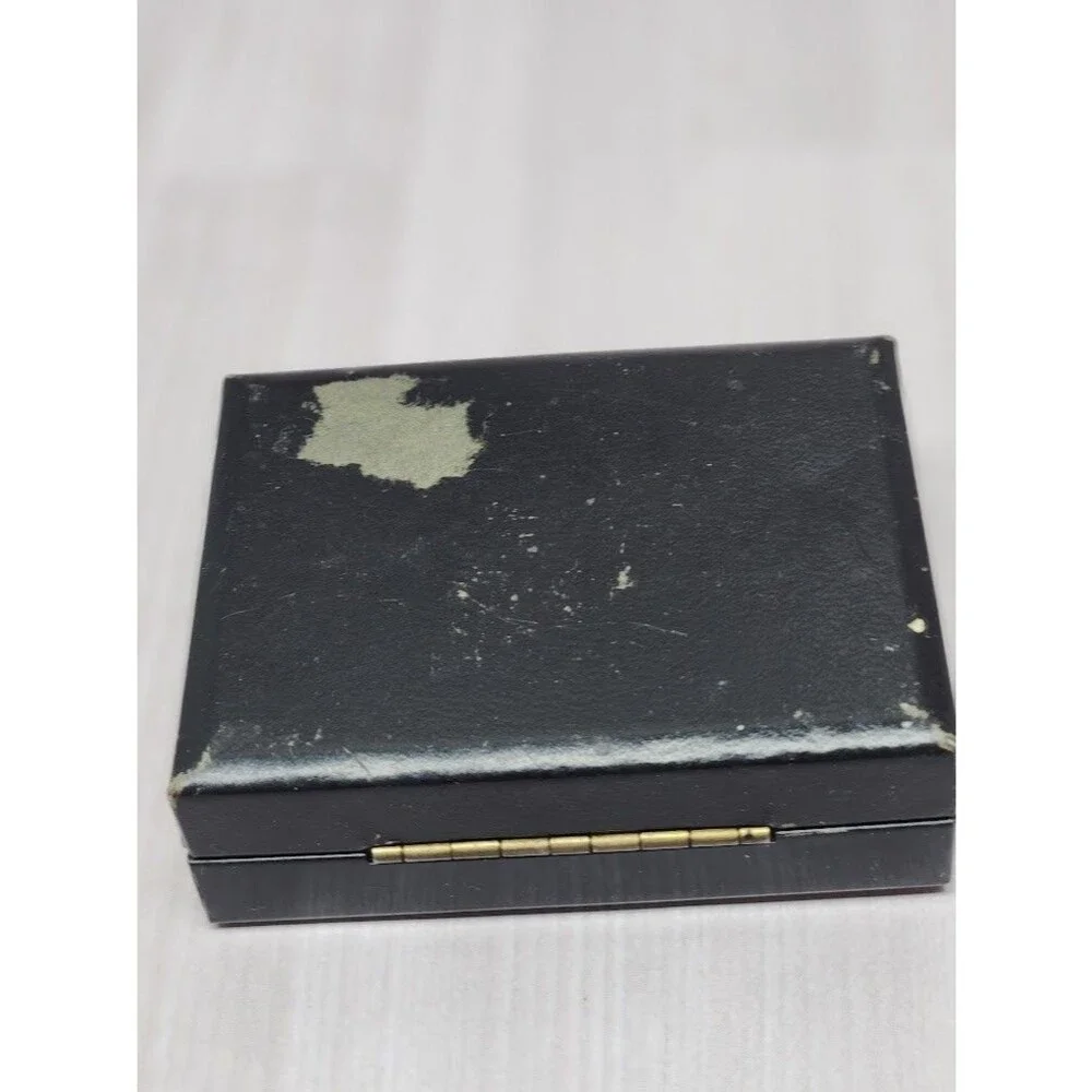 Swank Vintage Gold Tone Black Onyx Cufflinks & 3 Shirt Studs Set w/ Box